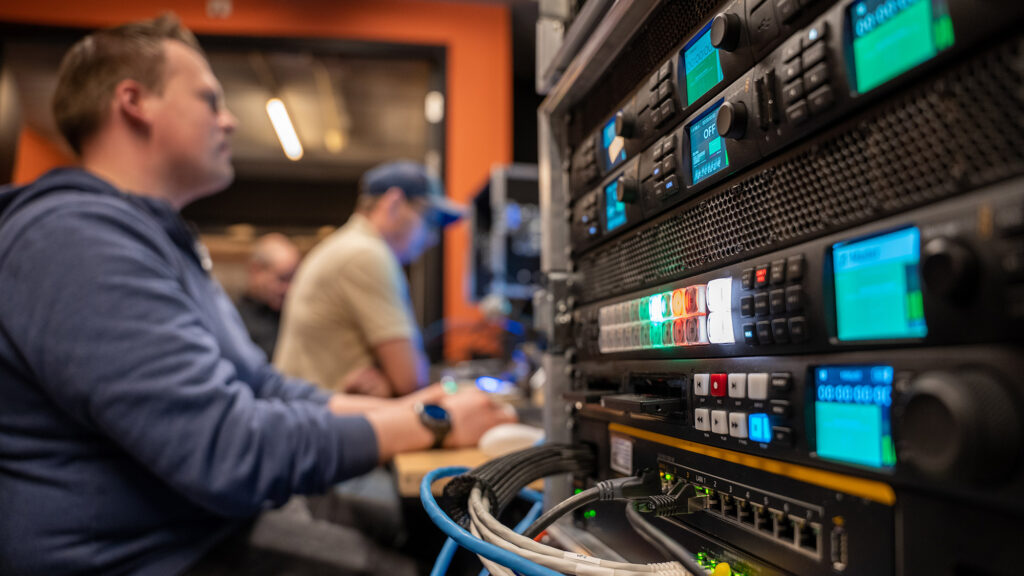 Technische ondersteuning bij een webinar opnemen in tv-kwaliteit