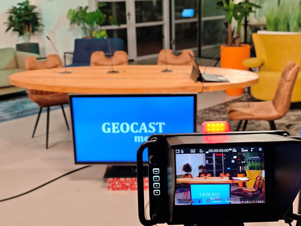 Blackmagic Camera AI Autotracking in een webinarstudio